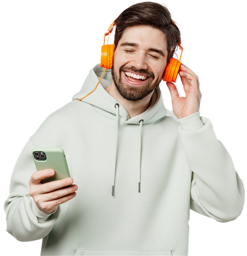 Man with phone